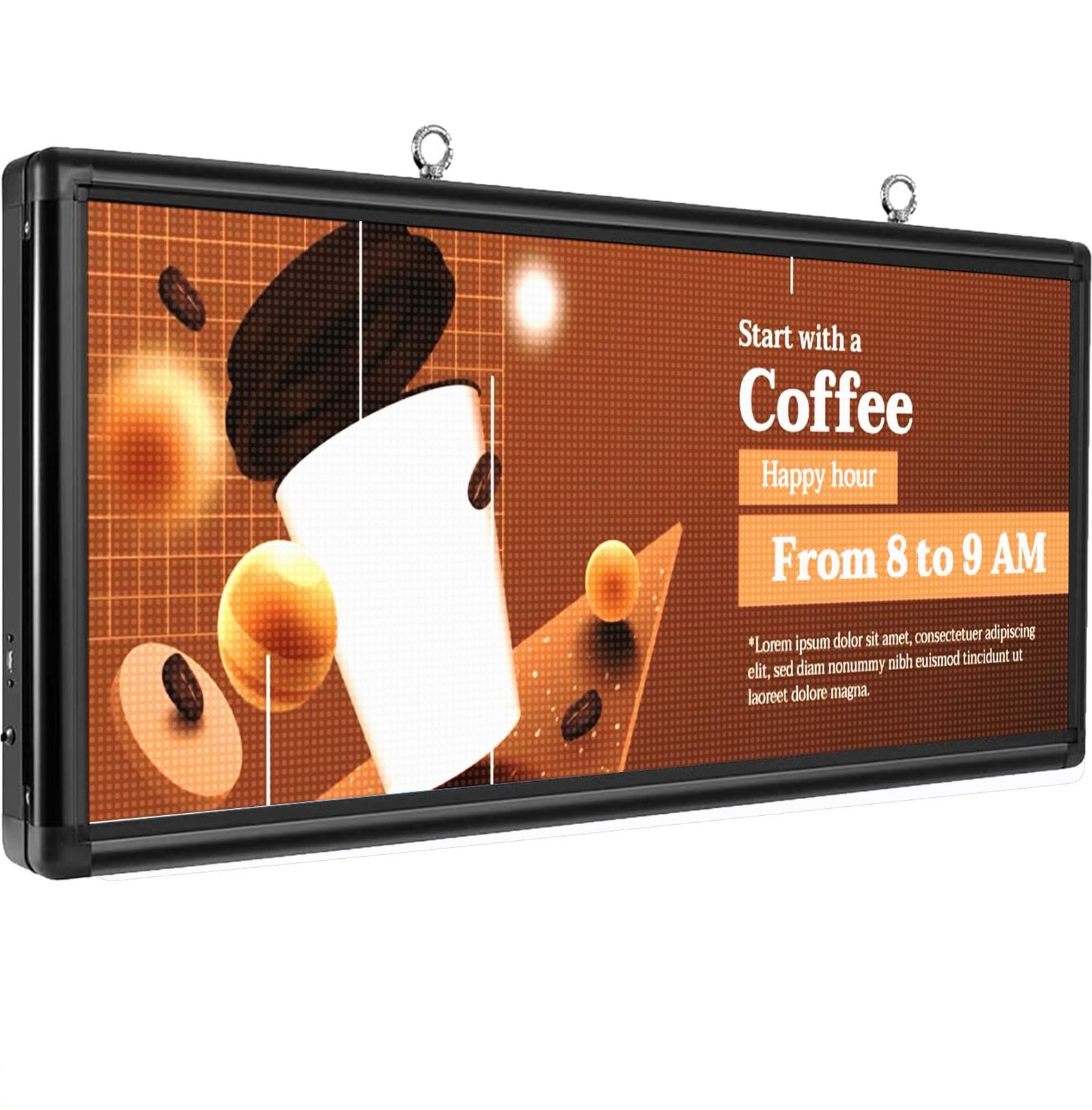 P6 Programmable LED Sign 40&Prime;x18&Prime; Outdoor Digital Display Board ,Custom Scrolling