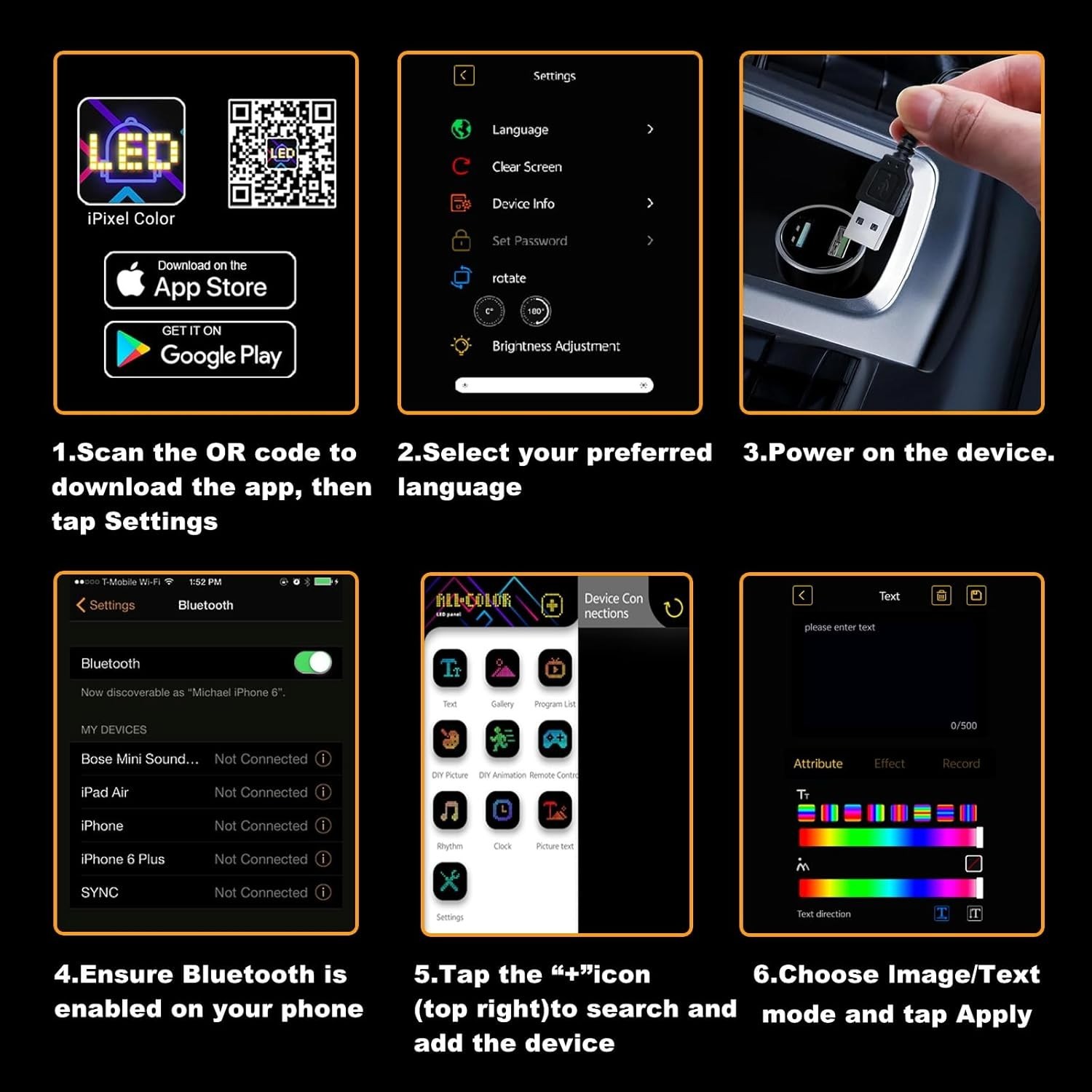 Flexible LED Scrolling Display for Vehicles and Promotions – 23.5 » x 4.7 »