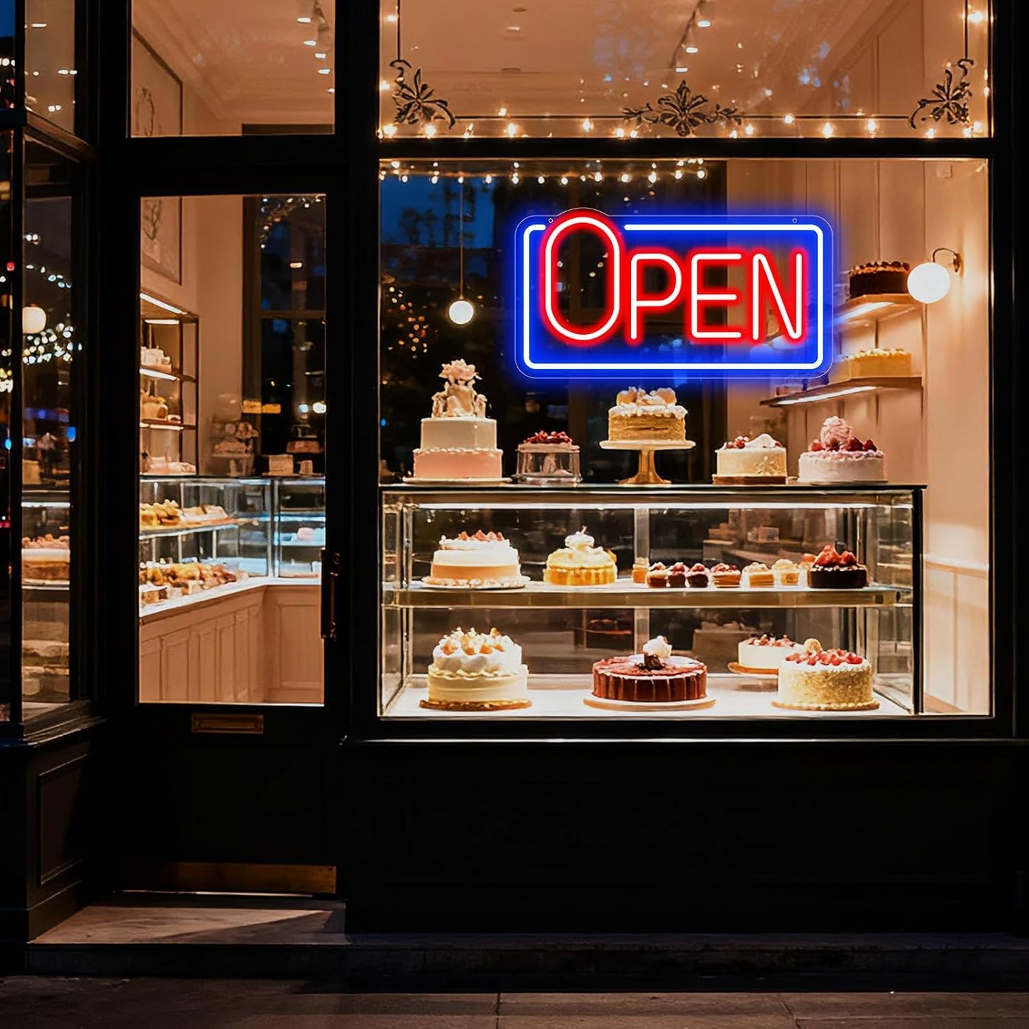 Led Neon Open Sign for Business Window, Light up Open Sign for Store Carteles L