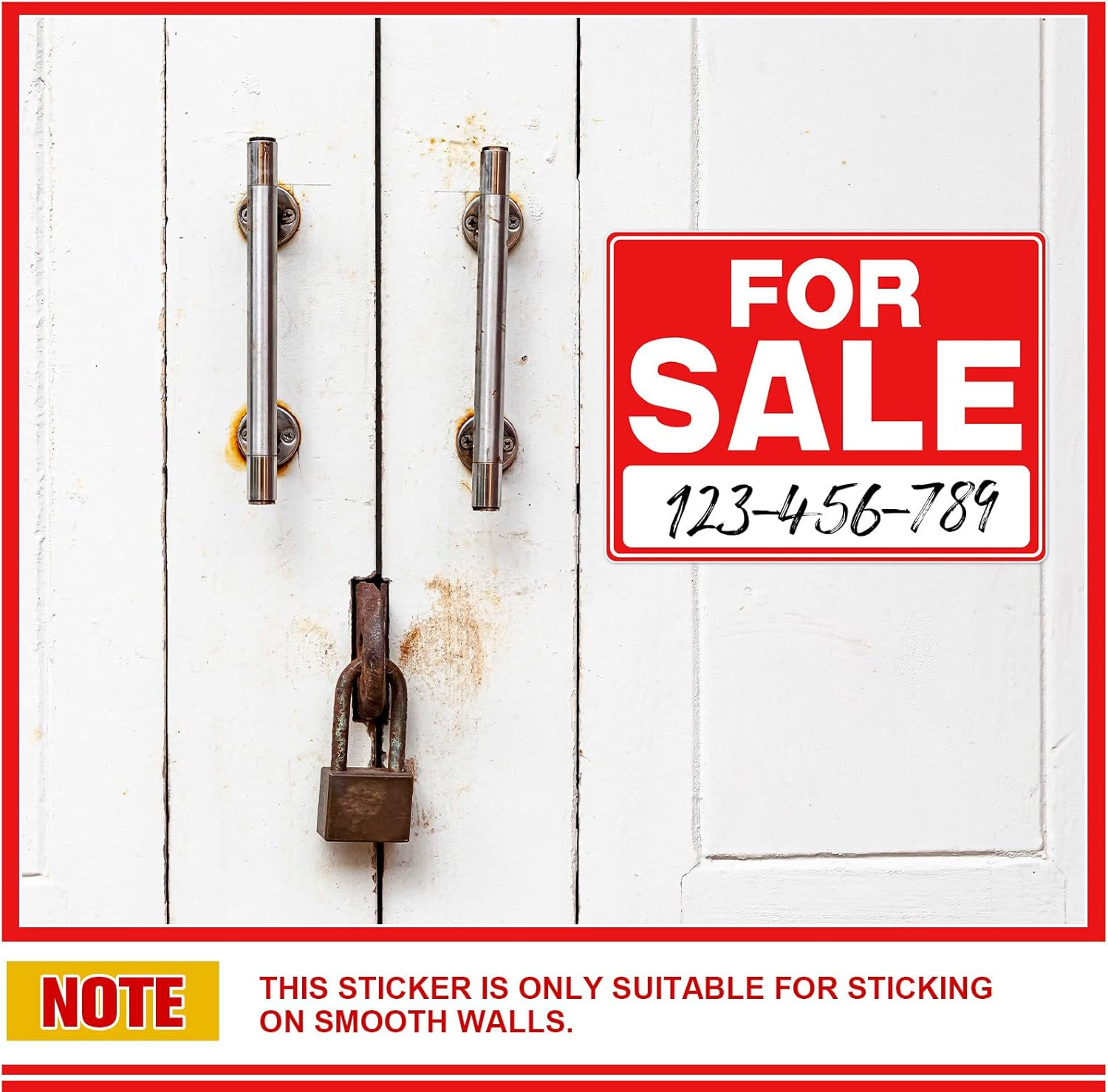 25 Pcs for Sale Signs for Car 9 X 12 Inches Auto Sales Signs Vehicle, Houses Sal