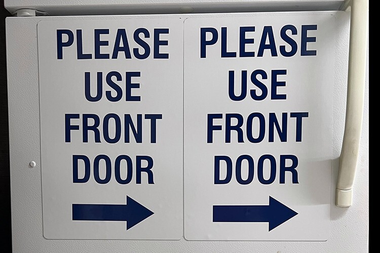 1 PAIR (2) MAGNETIC SIGNS for CAR / TRUCK / VAN / TRAILERS – 12&Prime; x 8&Prime;