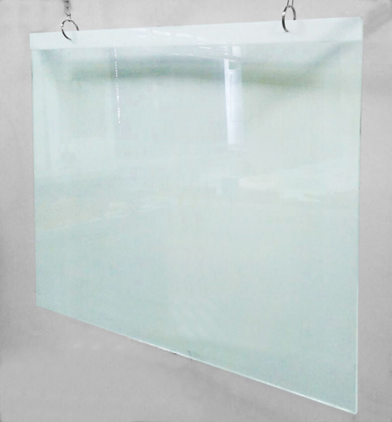Spuckschutzscheibe Z Hang Antikratzschicht Acryglasspuckschutz 31 1/2×23 5/8in