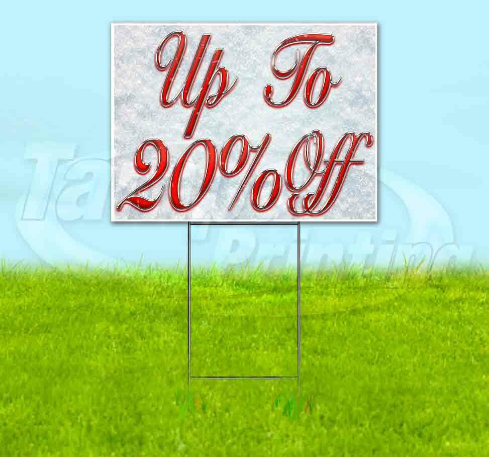 UP TO 20% OFF Yard Sign Corrugated Plastic Bandit Lawn Decoration USA