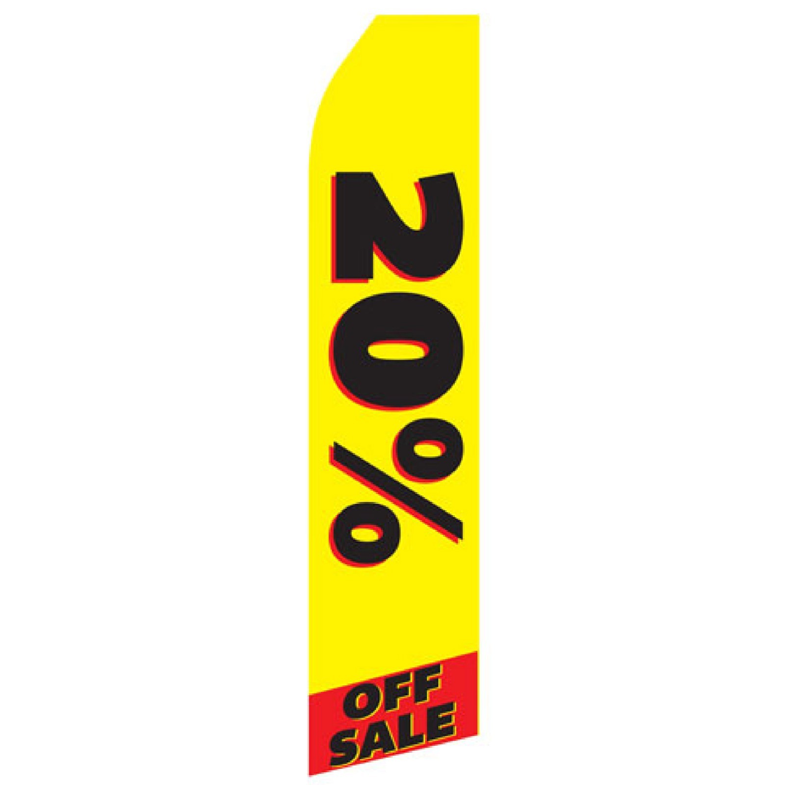 20% Off Econo Stock Flag With Ground Stake 16ft Outdoor Flag | Single Sided