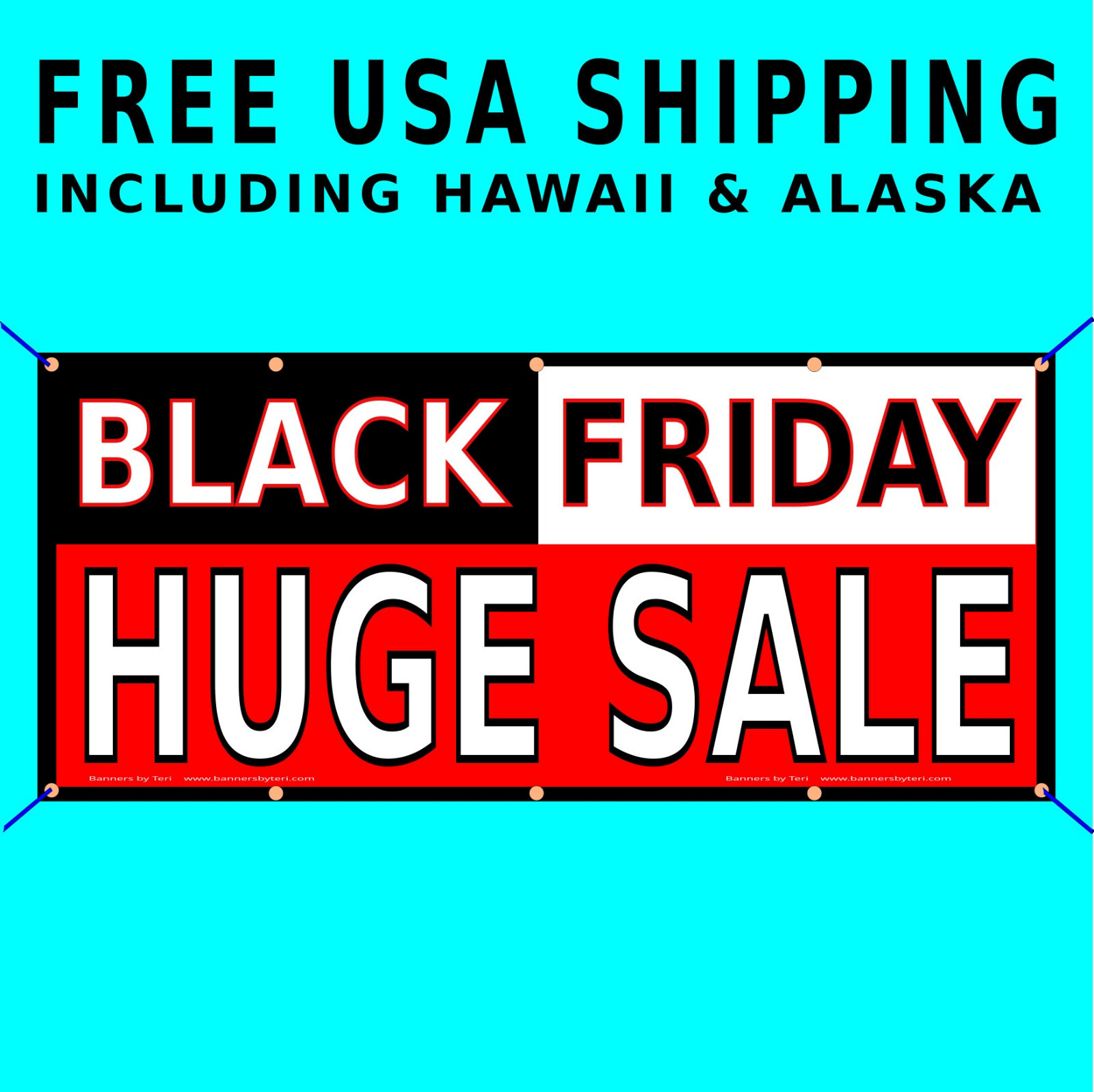 BLACK FRIDAY HUGE SALE – Banners-Signs -HD Vinyl- USA MADE- FREE SHIPPING IN USA