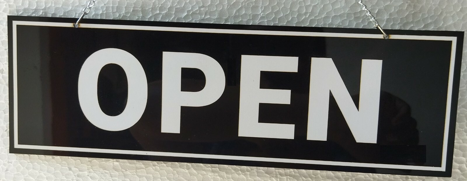 Open / Closed Sign, Hanging Sign, Shop Window / Door Sign, Acrylic, double sided