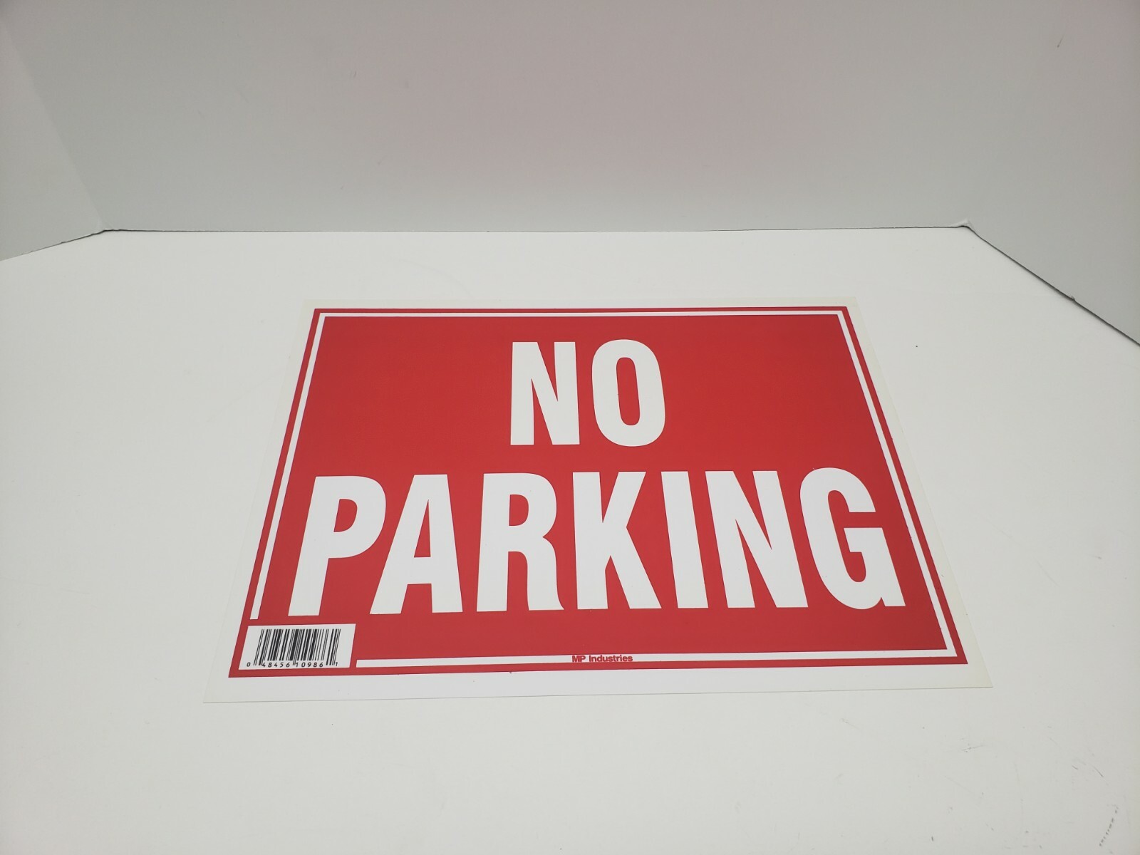5 Pack, No Parking Sign 9&Prime;x12&Prime; Durable Plastic, Weatherproof, Bright Visible