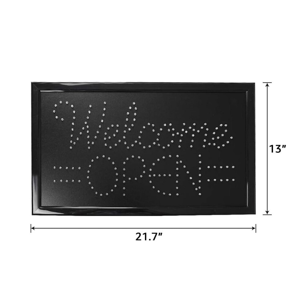 Ultra Bright LED Neon Open Sign Animated Motion Business Sign with ON/OFF Light