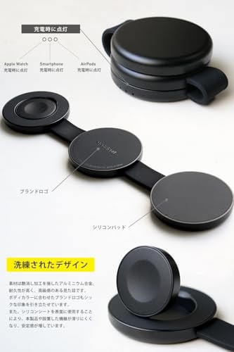 MagSafe 3-in-1 Magnetic Wireless Charger Foldable for iPhone Watch AirPods