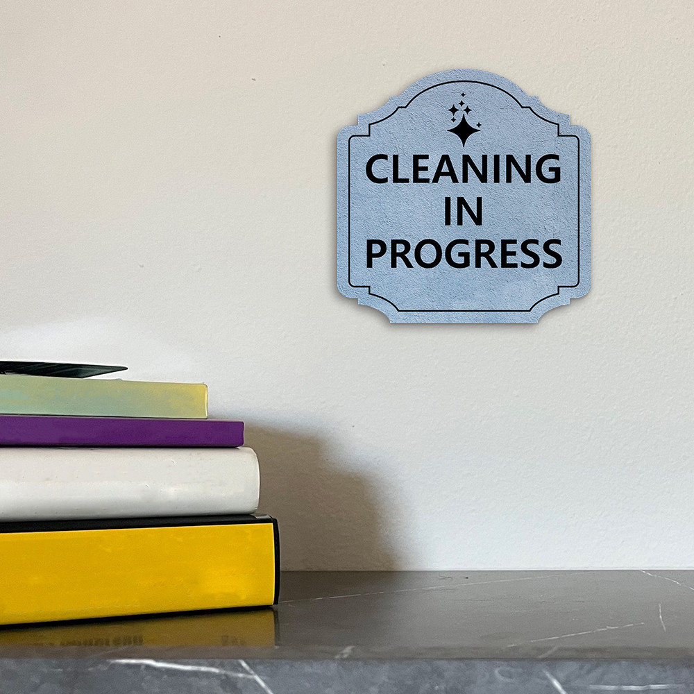 Heritage Plus Cleaning in Progress Wall or Door Sign | Business Signage