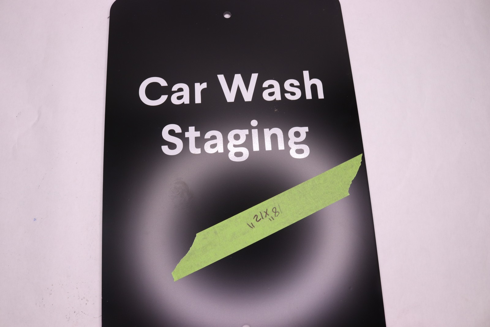 Car Wash Staging Sign 18&Prime; x 12&Prime; – As Shown Only