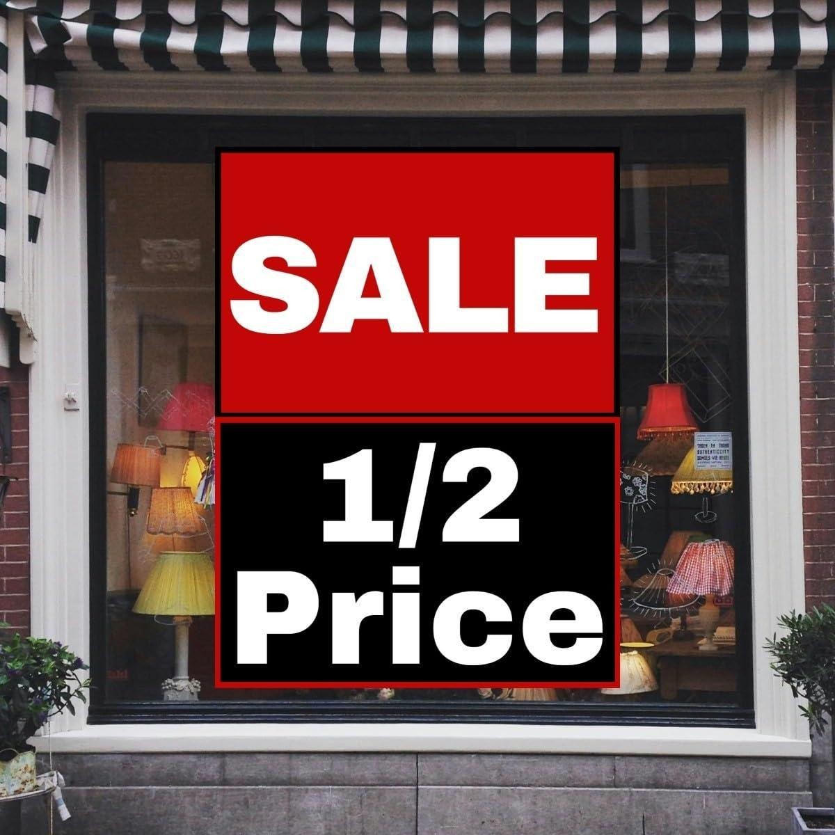 Sale 1/2 Price | Full Color Vertical Vinyl Display Banner with Grommets