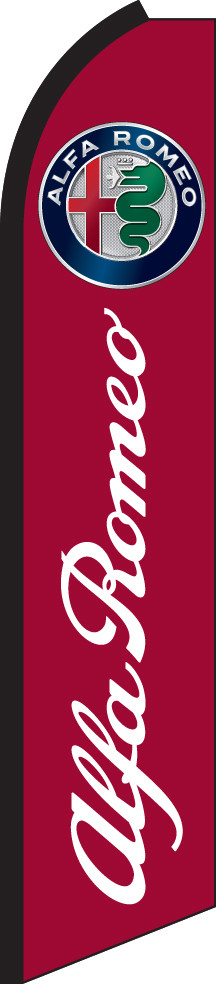 Alfa Romeo Swooper Flag Feather Super Bow Banner