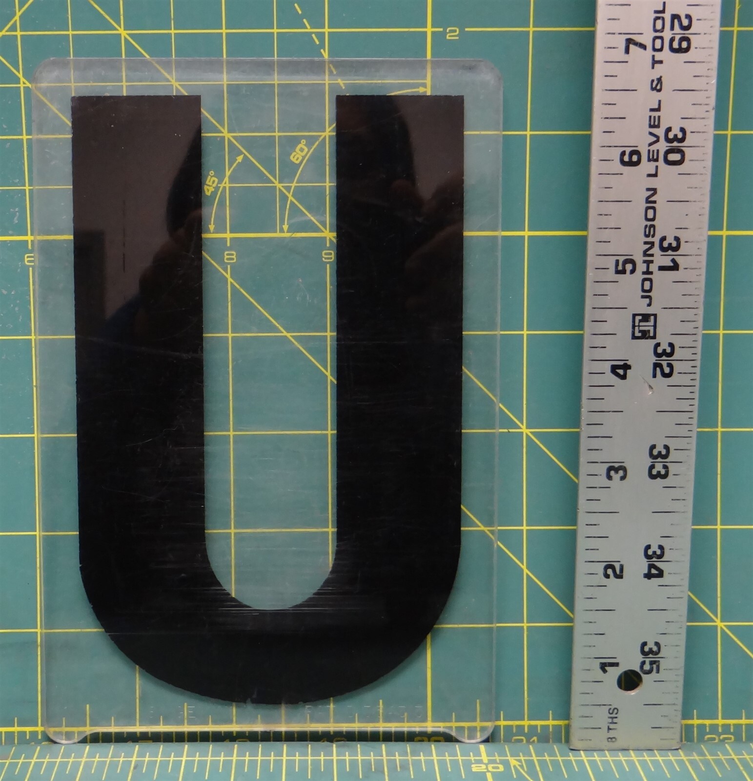 (U) 7&Prime; x 4-1/2&Prime; Acrylic Wagner Zip-Change Marquee Sign Changeable Letter