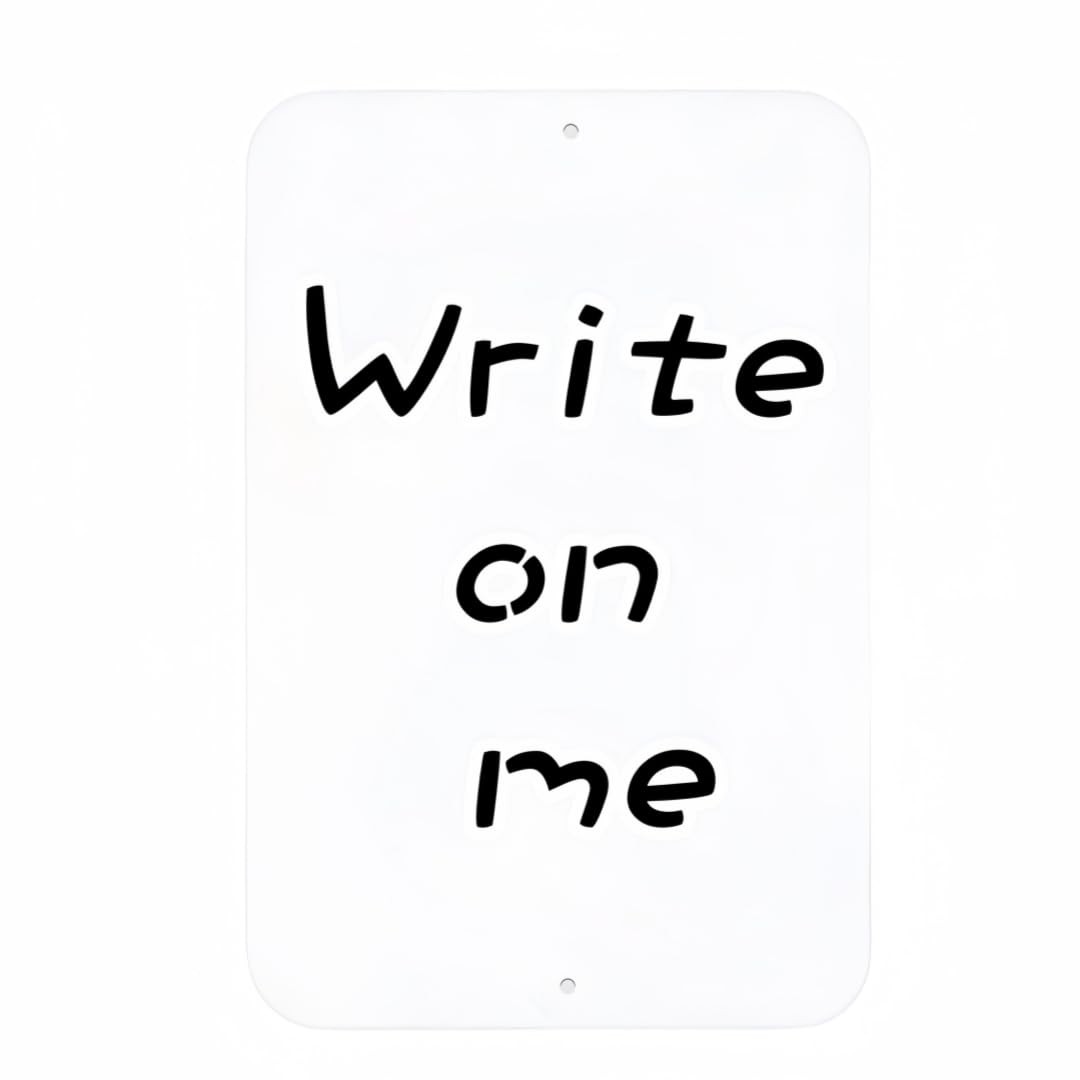 2-Pack White Metal Sign Blanks, 18&Prime;x 12&Prime; .04&Prime; Rust Free Aluminum, Reflective,…
