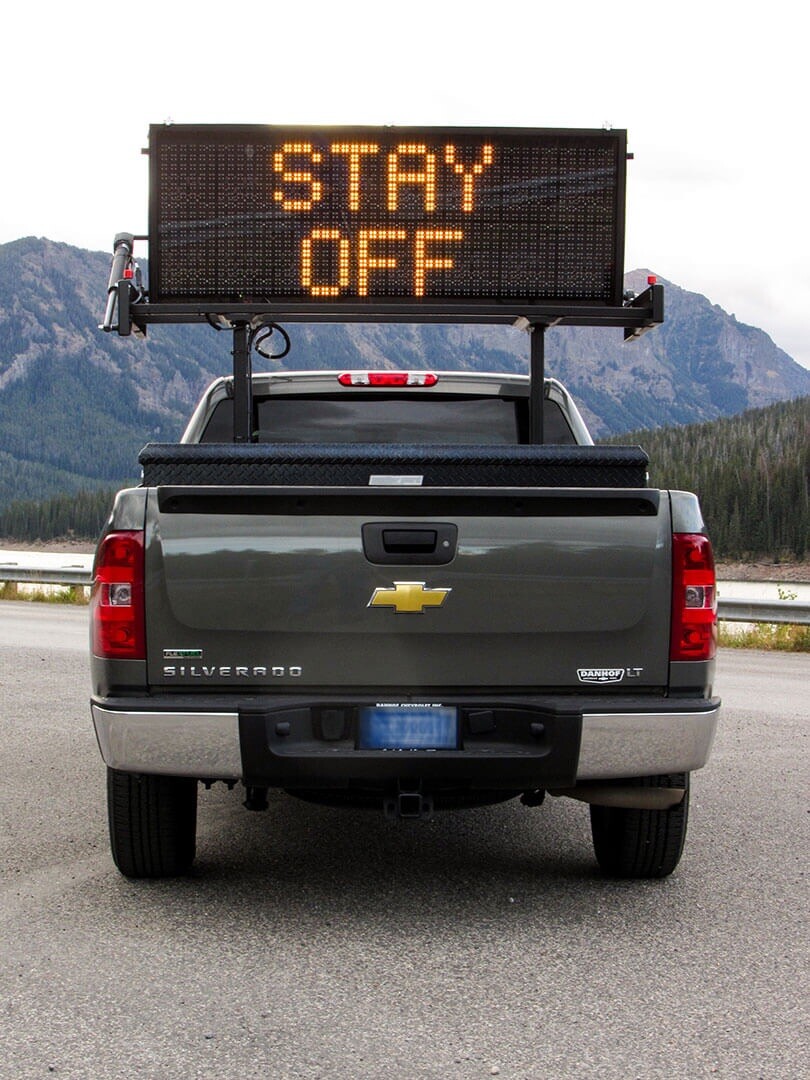 LiteSys Truck Mounted Changeable Message Sign + Programmer