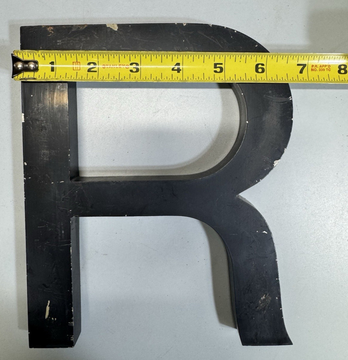 Gemini Inc 8” Cast Aluminum Architectural Letter Sign Black Commercial Letters