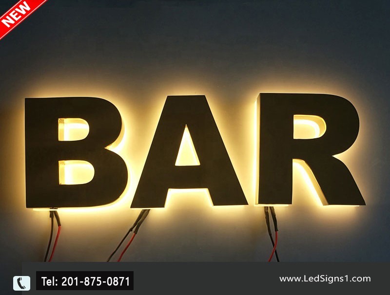 Custom made Slim Letters Led Back-Lit 20 Inches ( Read Description )