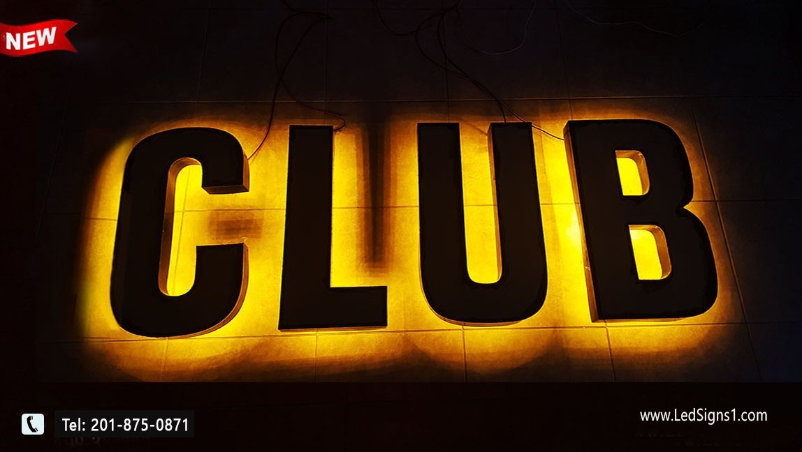 Custom made Slim Letters Led Back-Lit 20 Inches ( Read Description )