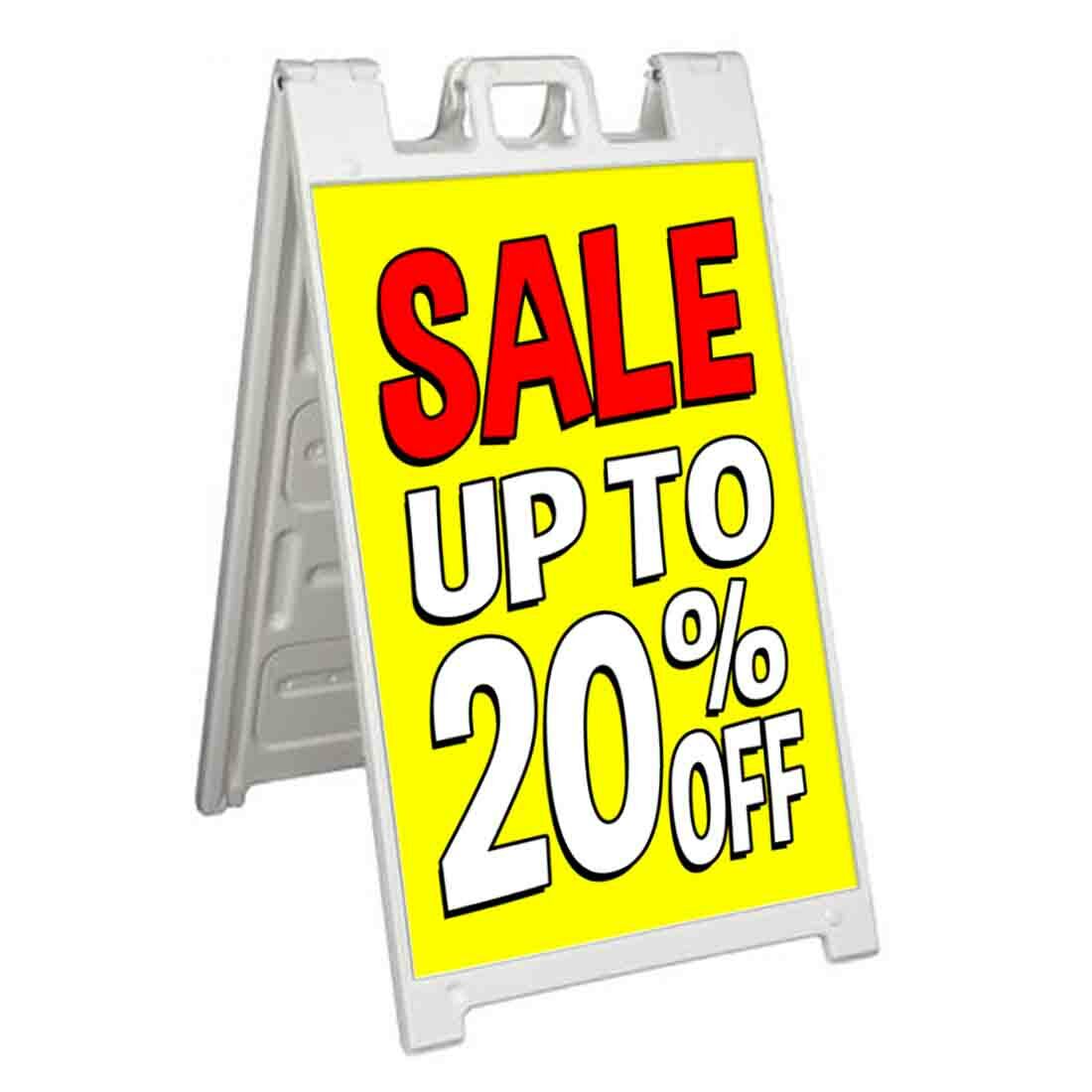 SALE UP TO 20% OFF Signicade 24×36 Aframe Sidewalk Sign Banner Decal DISCOUNT