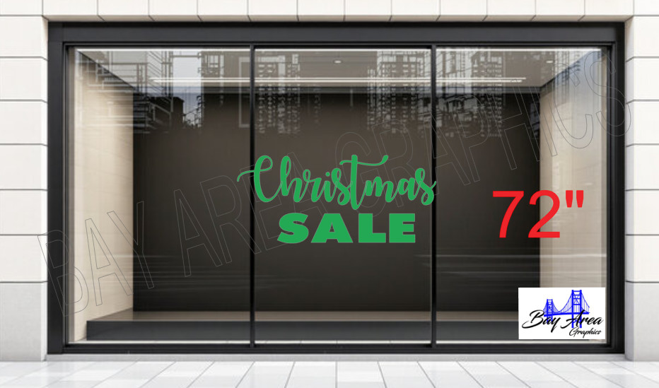Christmas SALE Window Sign | Premium Oracal 651 Outdoor Decal🎅🎄❄️.