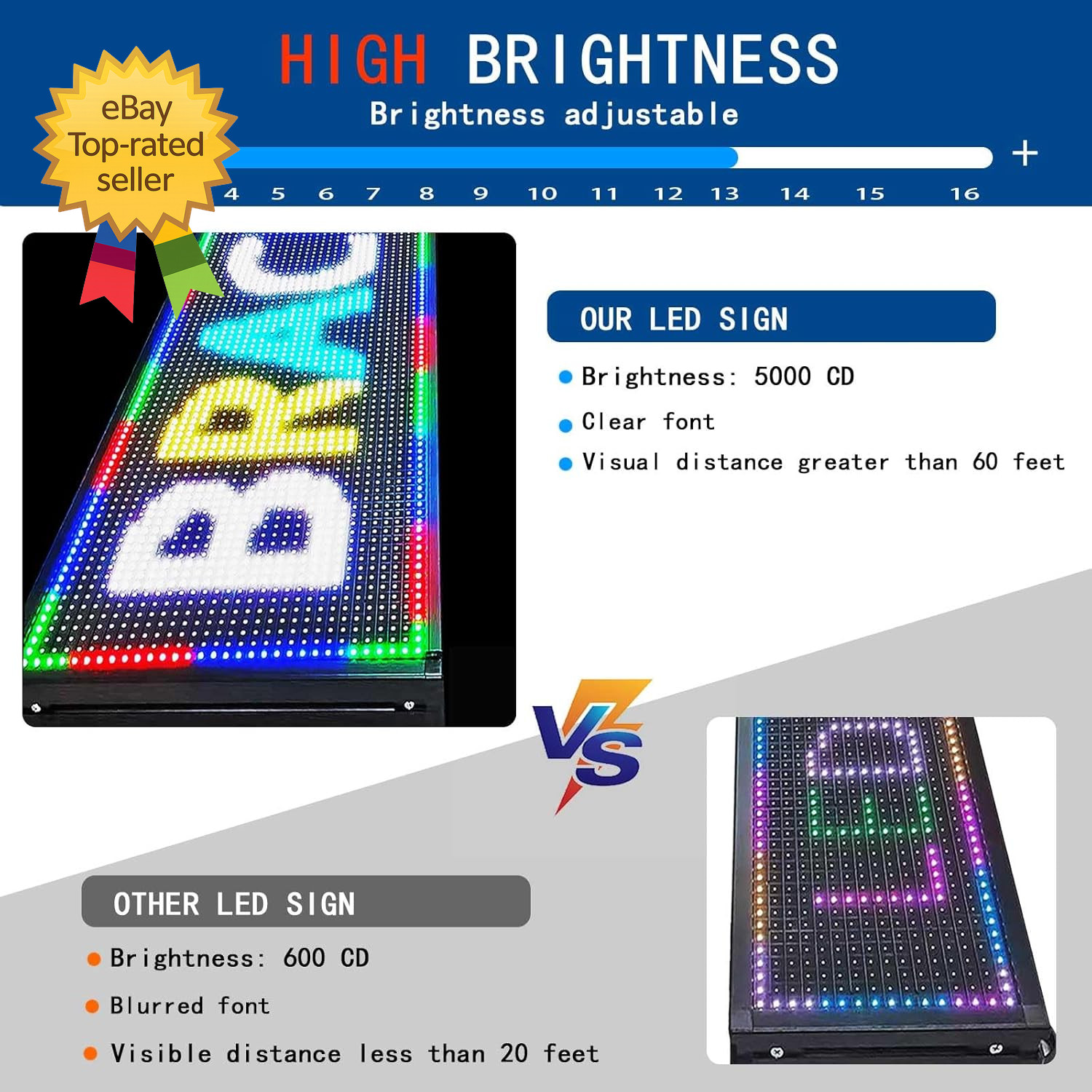 HS Programmable Led Sign Scrolling Outdoor Digital Display Screen P10 115X14….