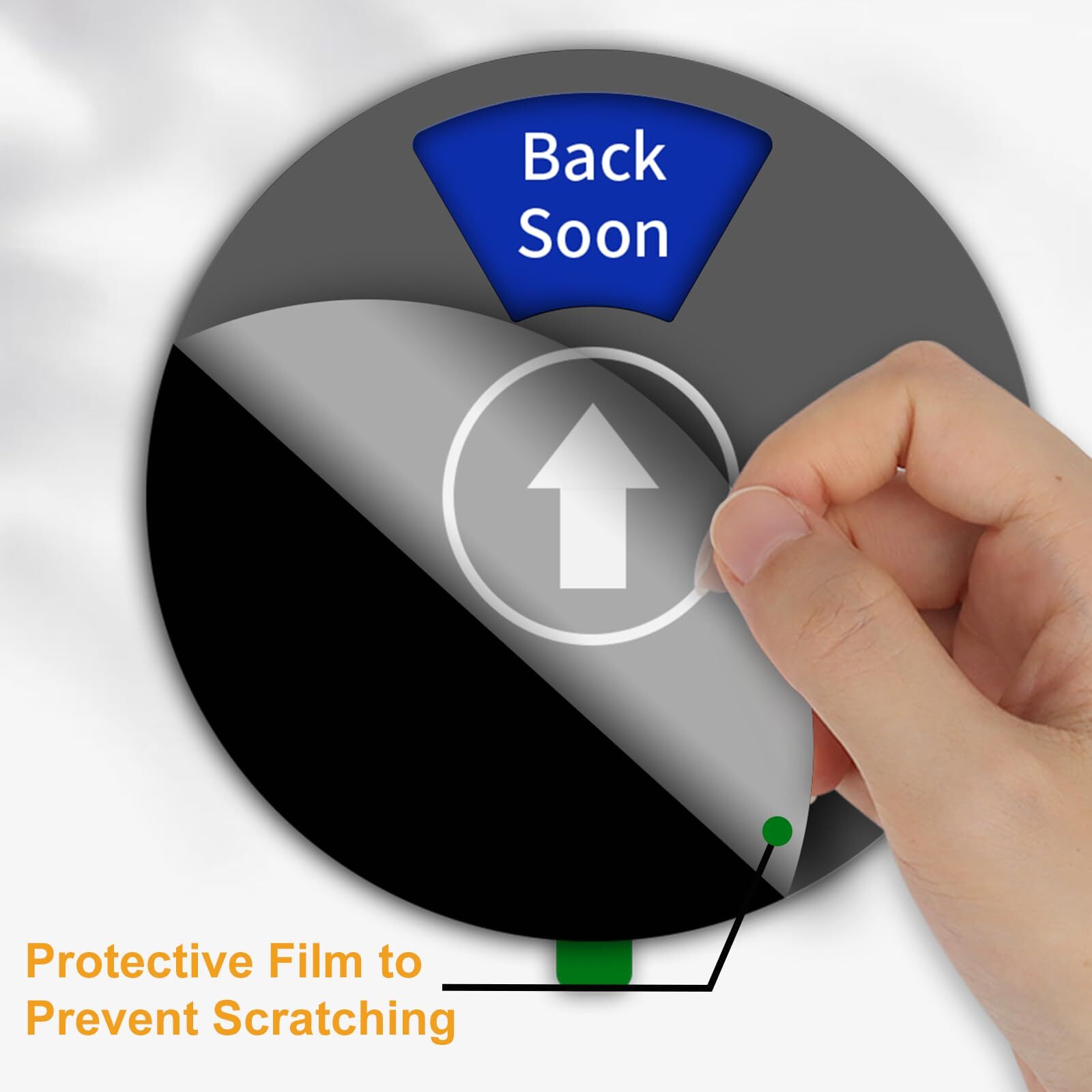 Rotating Office Door Sign, 6 Privacy Modes: Do Not Disturb, In a Meeting, Please