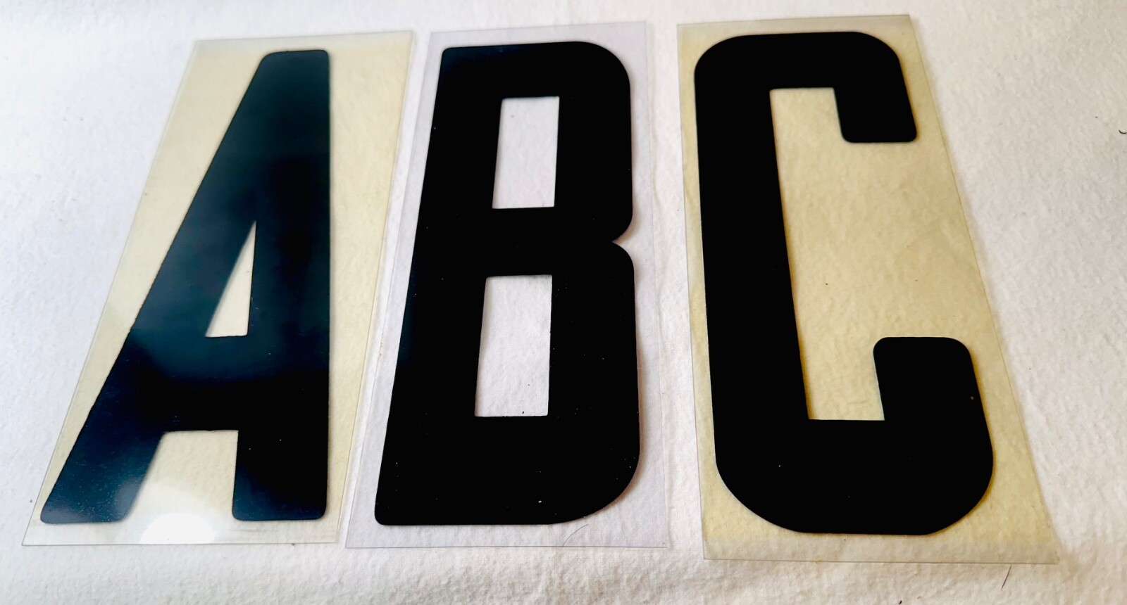 Flex Change™ 8&Prime; Letters/Numbers/Special Characters on 9&Prime; Flexible Plastic Panels