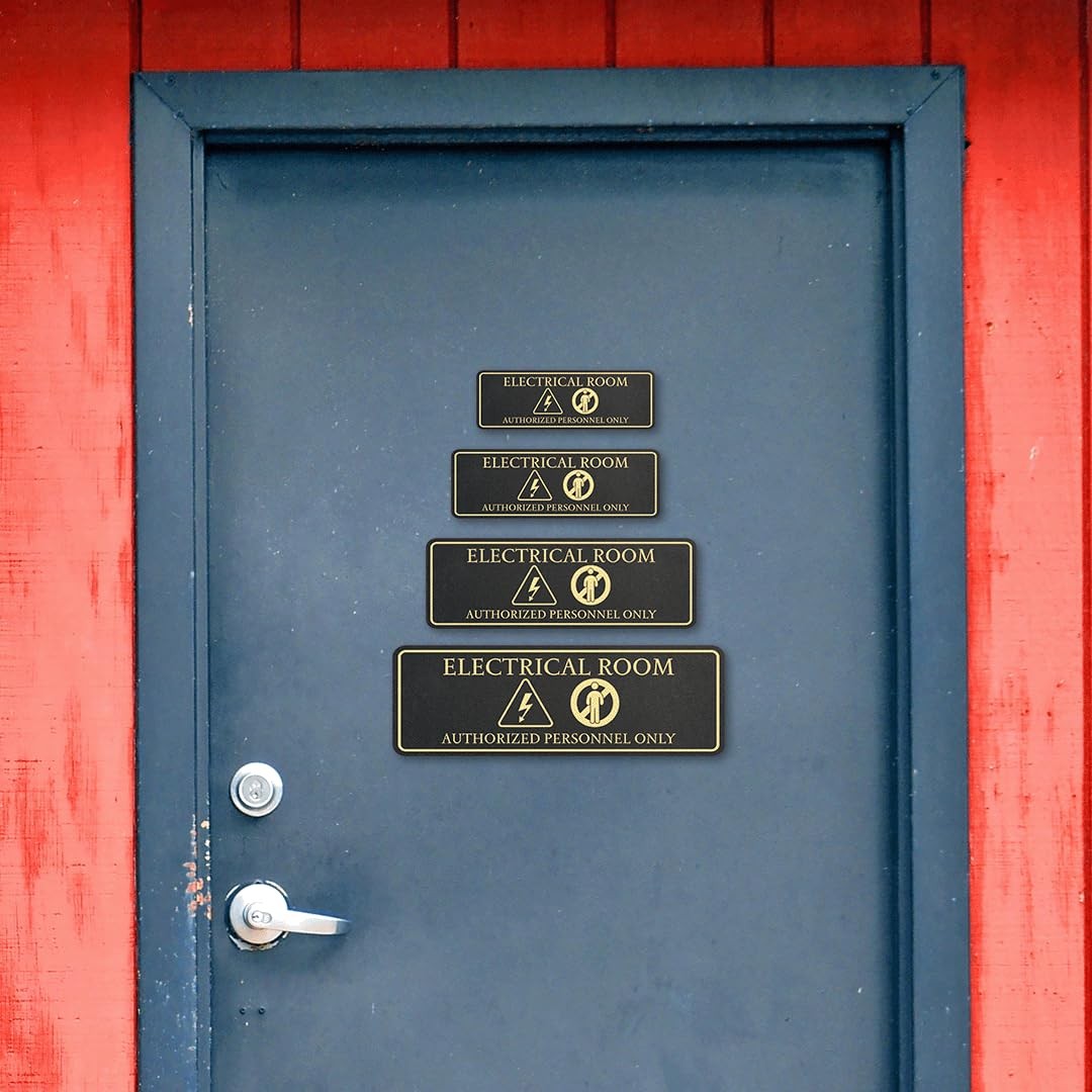 Standard Plus Electrical Room Authorized Personnel Only Wall or Door Sign