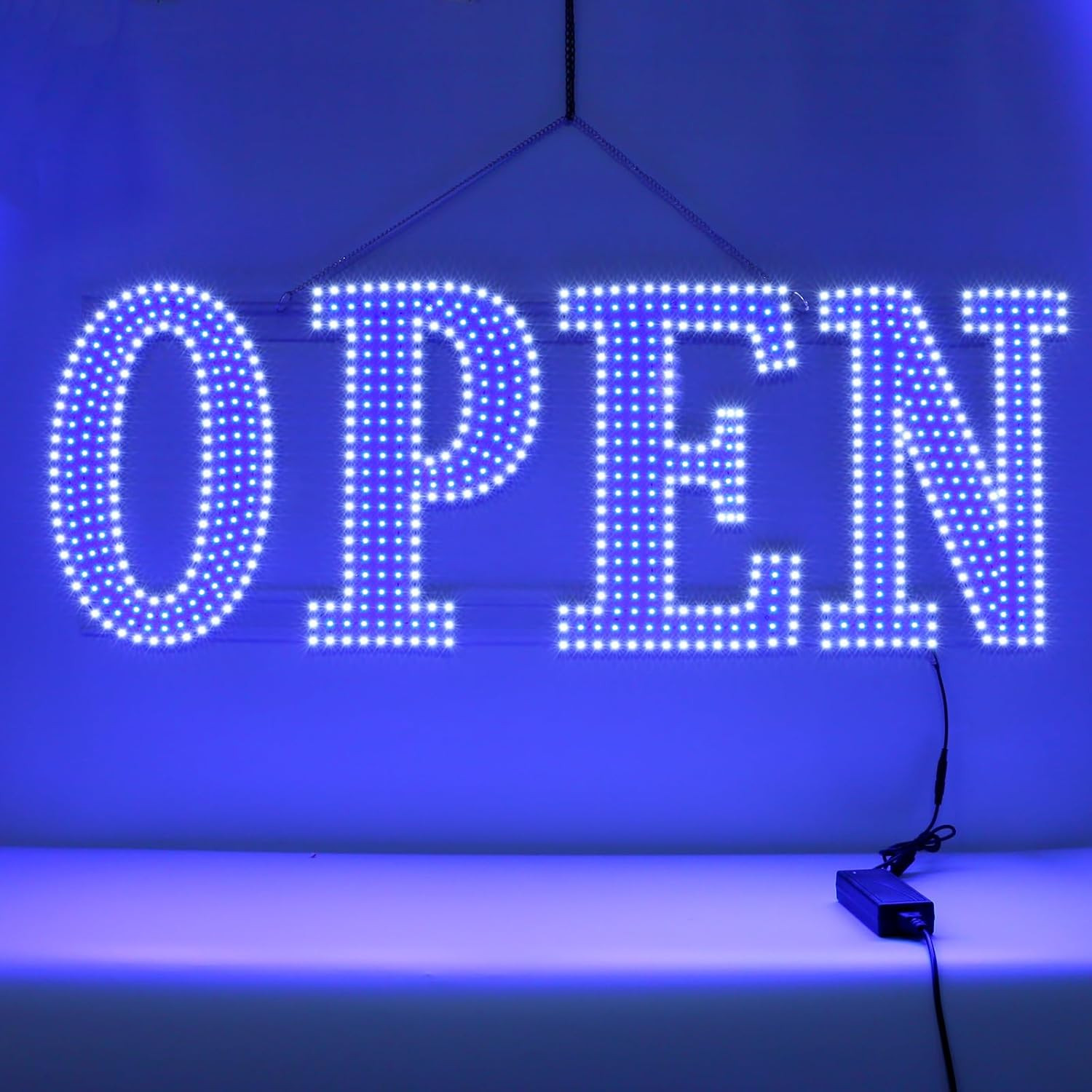 40&Prime;X14&Prime; Extra Large LED Open Signs for Business with Remote Controlled, 10 Level