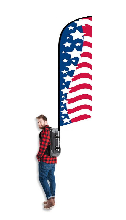 AMERICAN GLORY BACKPACK FLAG