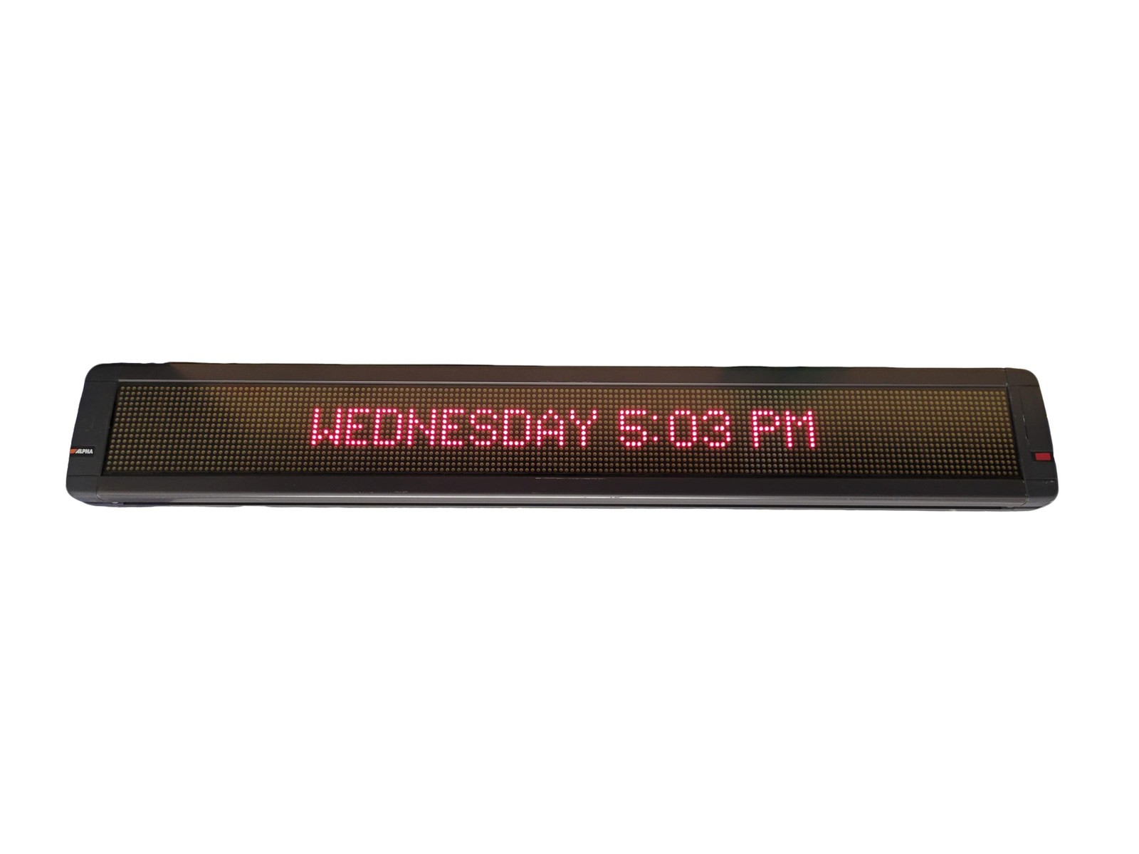 Ams Alpha 4160c Multicolor Programmable Led Indoor Sign Message Board No Remote