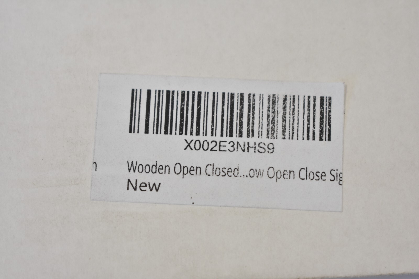 Wooden Flip Open Closed Sign 12&Prime; x 6&Prime; Rustic Hanging Sign with Rope for Business