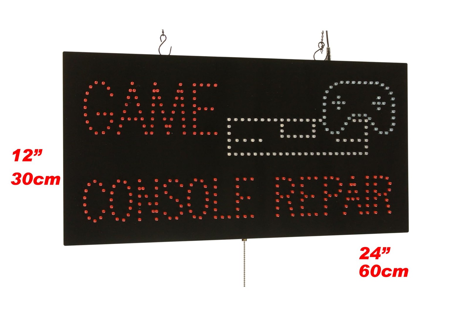 Game Console Repair Sign 24X12 60X30Cm Topking Led Neon Florescent Signage