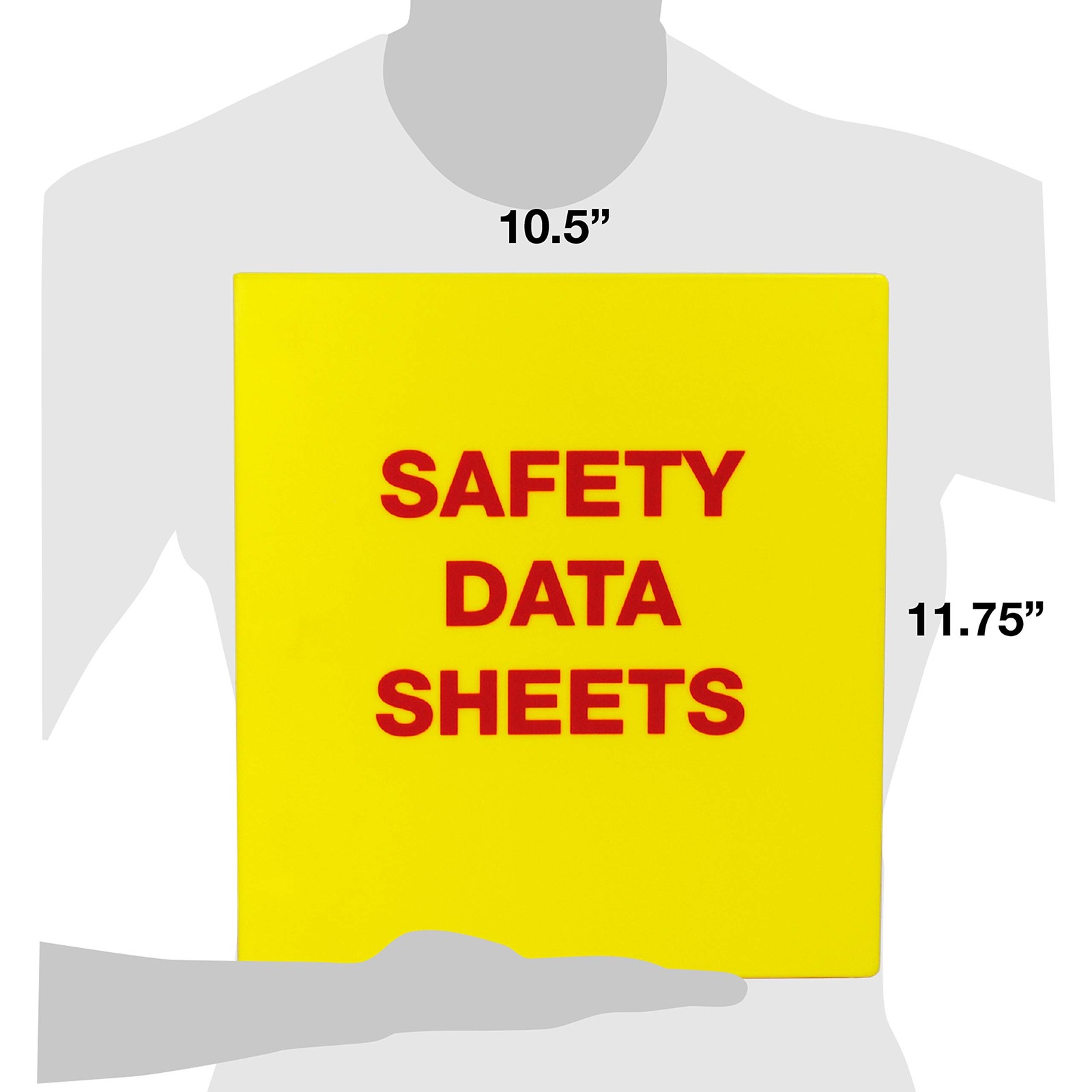 UniKeep Safety Data Sheets (SDS) Binder – 1.0 Ring Capacity, (3 Poly Rings)
