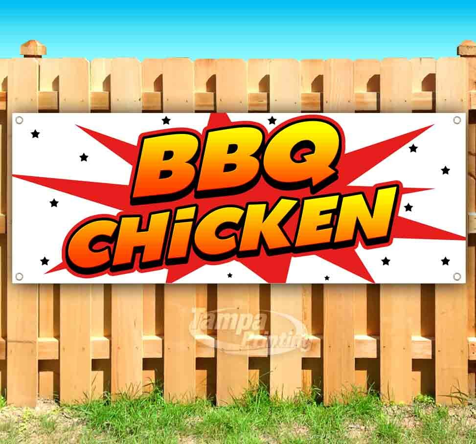 BBQ CHICKEN Advertising Vinyl Banner Flag Sign Many Sizes USA