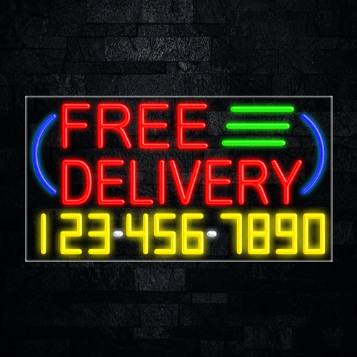 Free Delivery LED Neon Sign 33&Prime;L x 18&Prime;H #35026