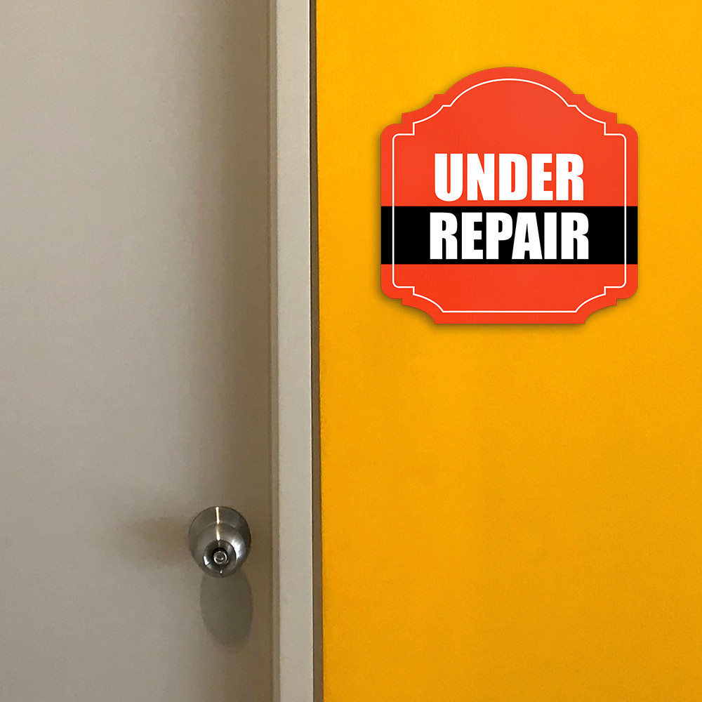 Heritage Plus Under Repair Wall or Door Sign | Business Signage