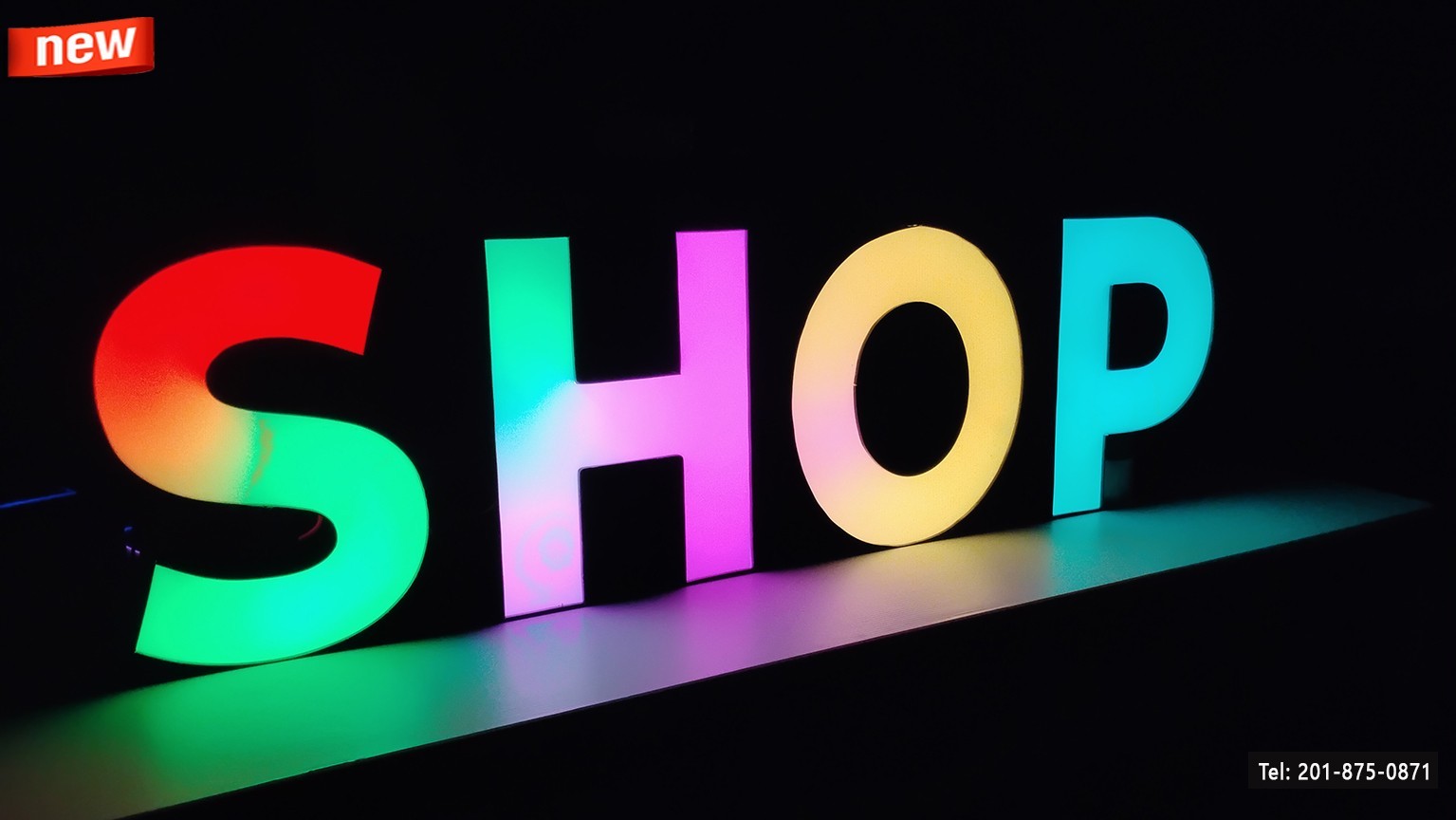 New Magic Color Changing RGB Channel Letter, 20 Inches ( Read Description )