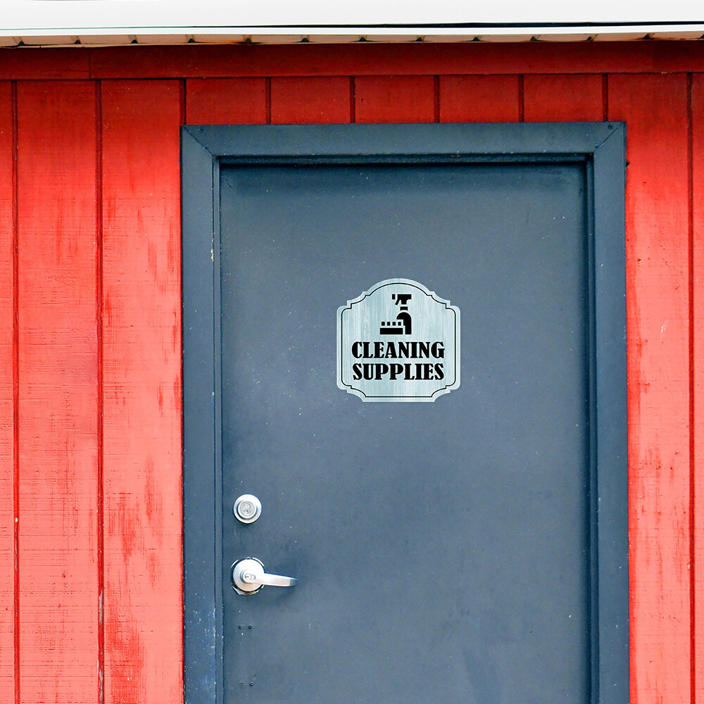 Heritage Plus Cleaning Supplies Wall or Door Sign | Business Workplace Signage
