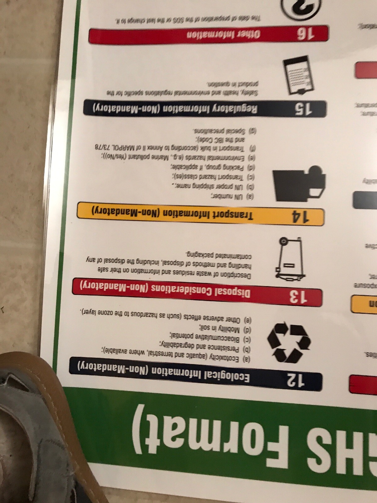 Everyday impact Poster (English), 799072 « SAFETY DATA SHEETS (HCS 2012/GHS Forma