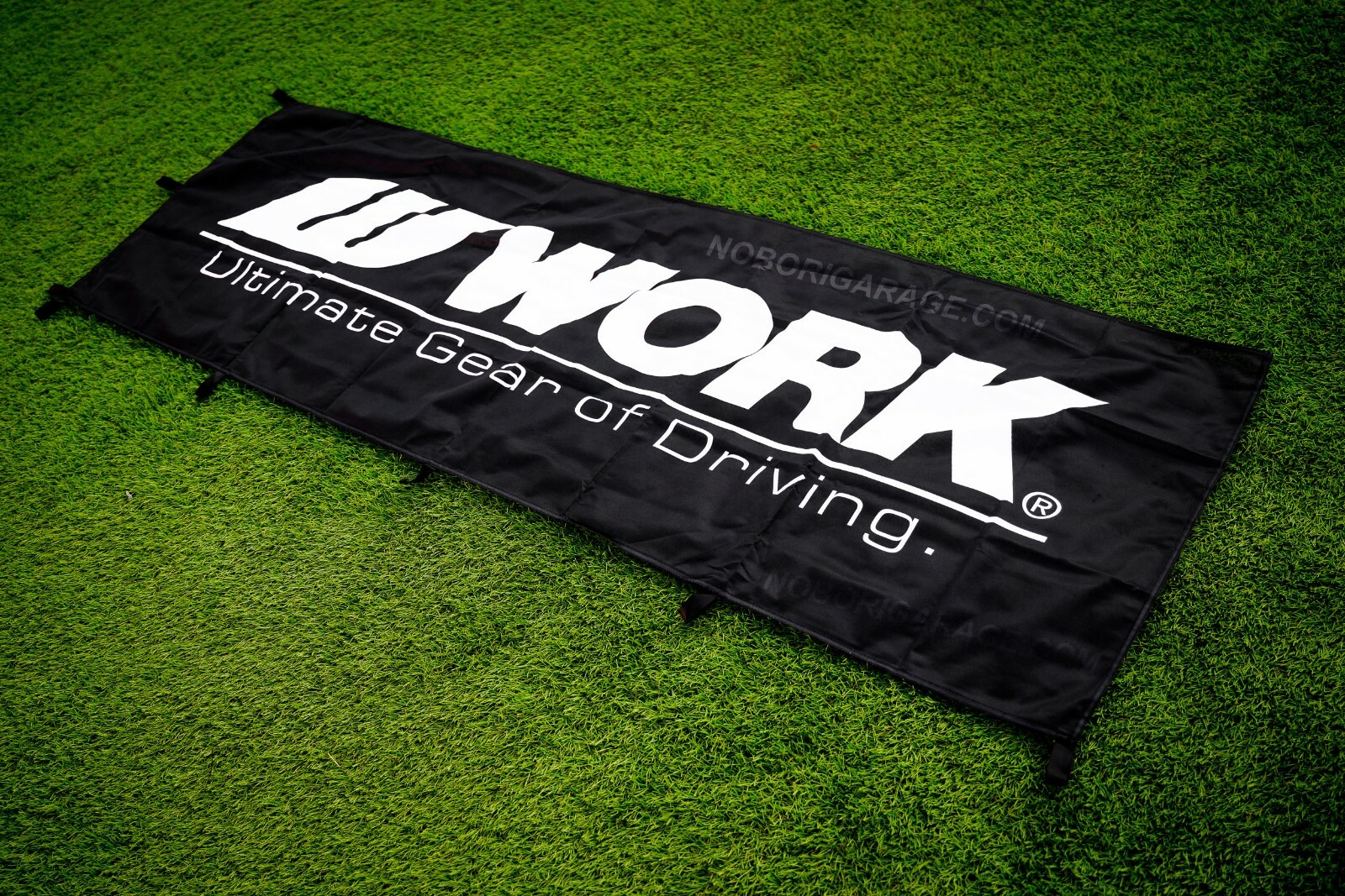 Work Wheels Japan JDM Nobori Banner Flag Garage Sign