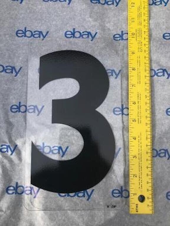 8 inch zip number changeable outdoor signage marquee NUMBERS Number 3