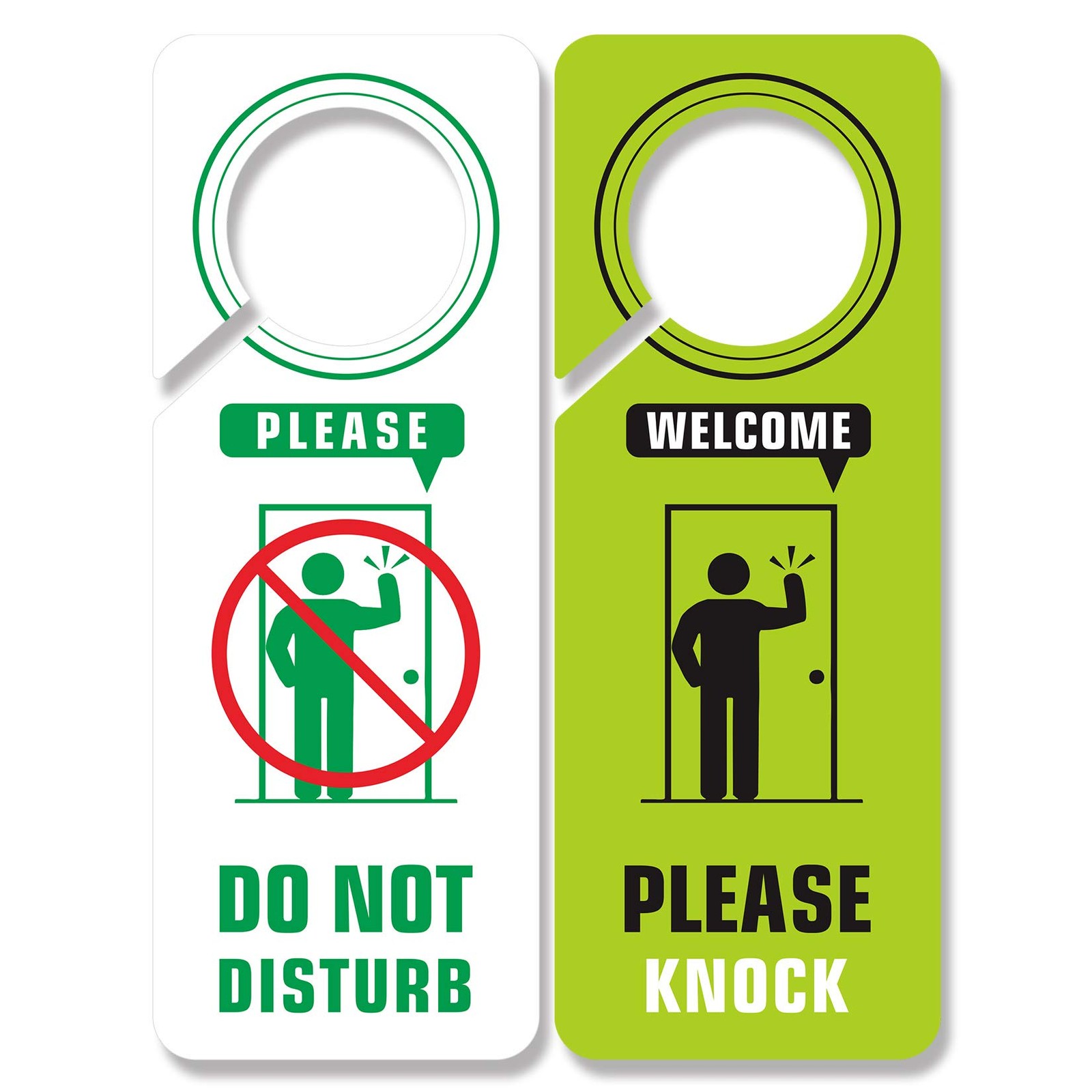2 Pack Do Not Disturb Door Hanger Sign for Bedroom Hotel Home Office