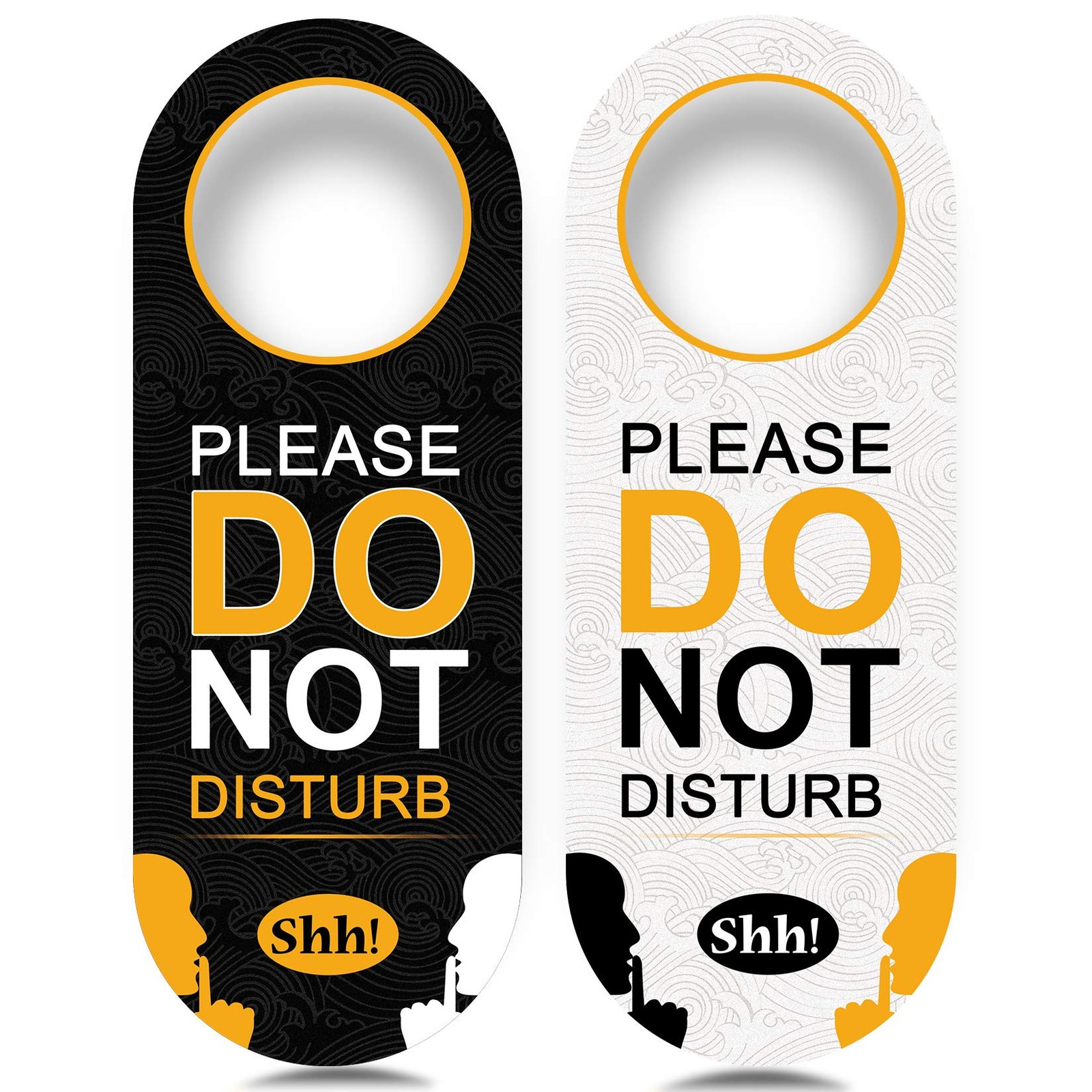 2 Pack Do Not Disturb Door Hanger Sign Funny, Meeting in Progress Door Sign B…