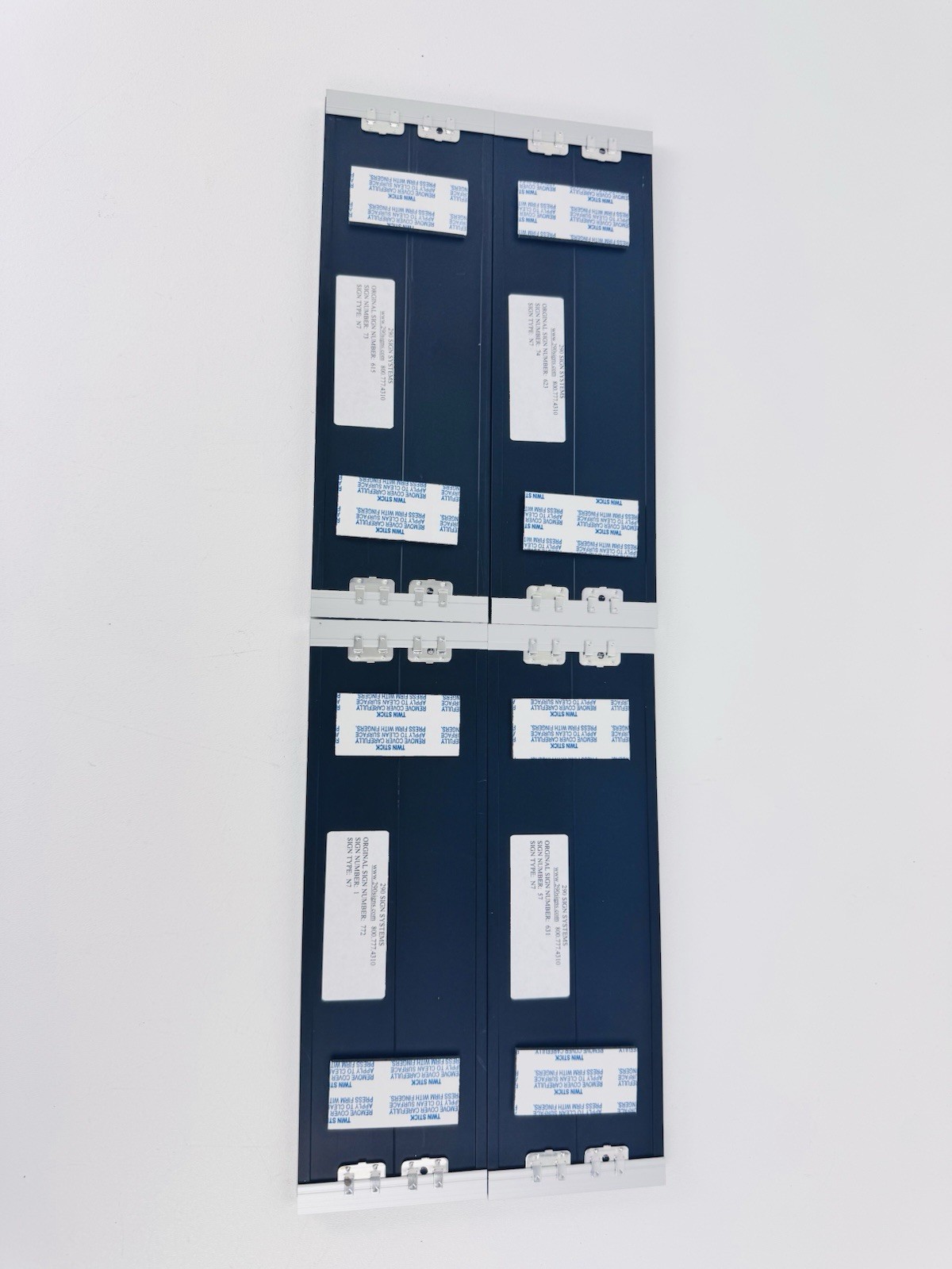X4 Vacant Occupied Slider Door Sign 9×3 inch In Use Available Privacy Indicator