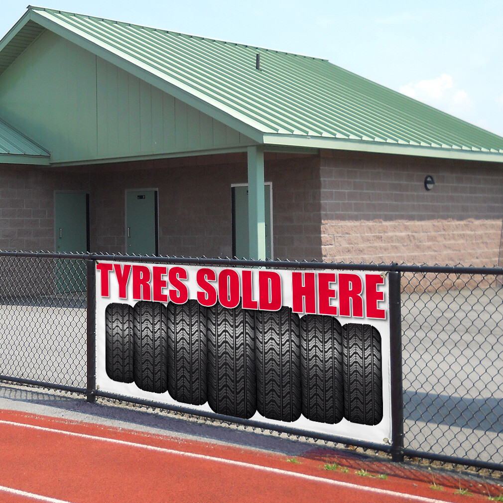 Vinyl Banner Multiple Sizes Tires Sold Here Advertising Printing Tires Outdoor