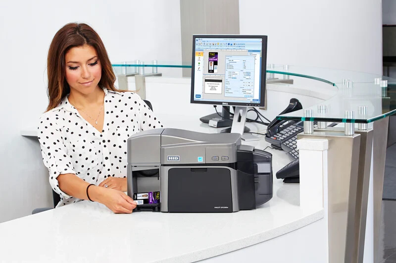 HID FARGO, DTC1250E BASE MODEL DUAL SIDED PRINTER USB 3 YEARS WARRANTY 50100