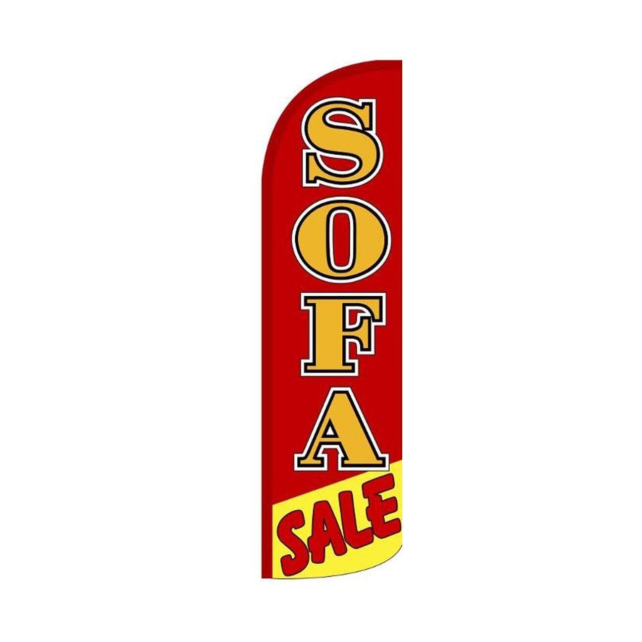 Sofa Sale Swooper Flutter Windless Feather Flag | 3ft W x 11.5ft Tall