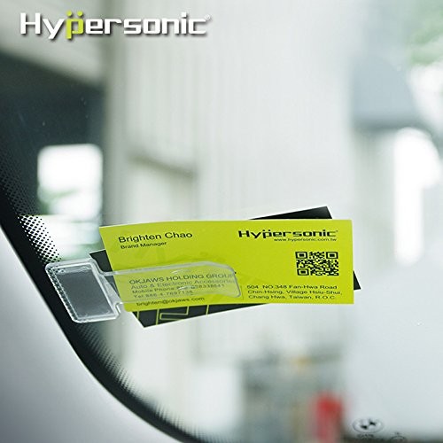 Hypersonic Car Windshield Parking Tickets Holder Transparent Auto